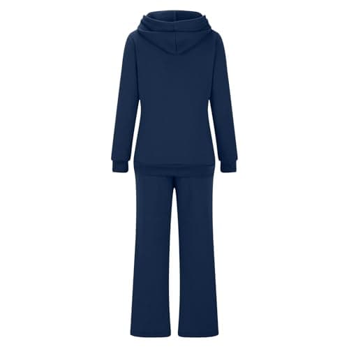 MXTPOV Women's Long-Sleeve Oversized Hoodie & Sweatpants Tracksuit