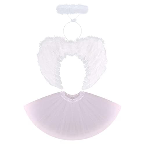 Girl's Angel and Devil Costumes for Halloween (Ages 2-12)