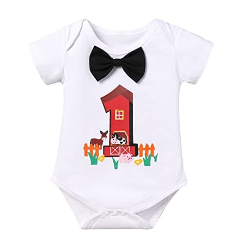 Baby Boys Circus Space 1st Birthday Outfit Cake Smash Romper + Pants + Suspenders