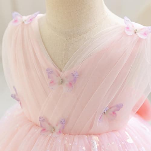 Butterfly Birthday Dress for Toddler Girls