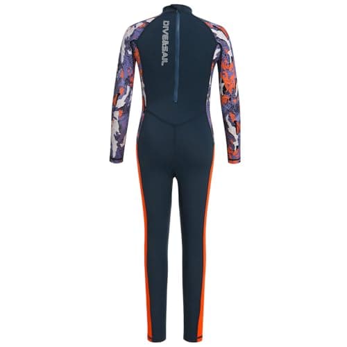 IMEKIS Full Body Wetsuit Rash Guard for Kids UPF 50+ with Hat