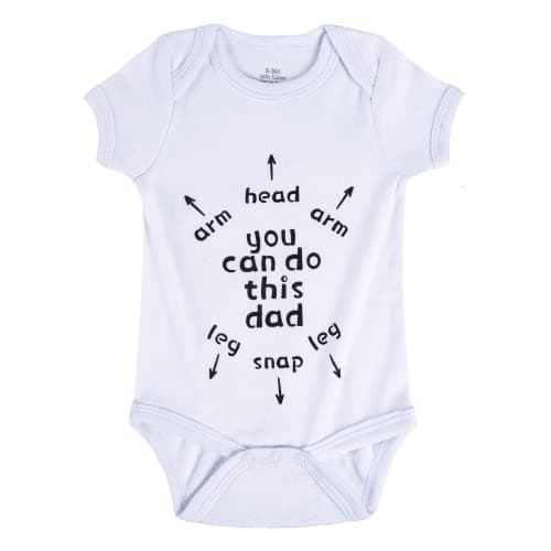 Cnins Funny Baby & Daddy Matching Outfit for 1st Birthday, Unisex 0-24M
