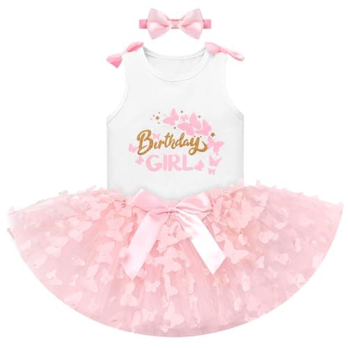 Toddler Birthday Tutu Outfit for Baby Girl