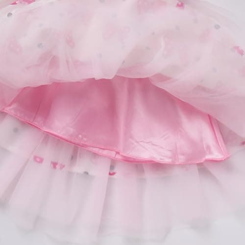 IMEKIS Toddler Cow Print Dress & Headband for 1st Birthday Cake Smash