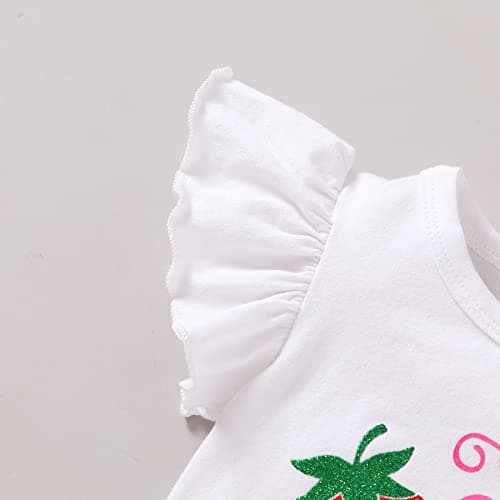 Bumble Bee Printed Romper Shorts for 1st Birthday Girls