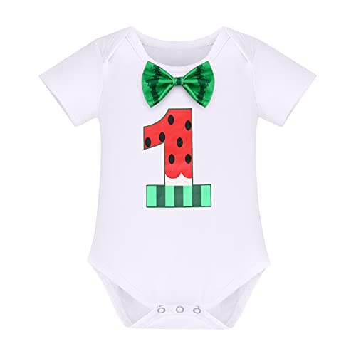 Baby Boy Melon Birthday Cake Smash Outfit