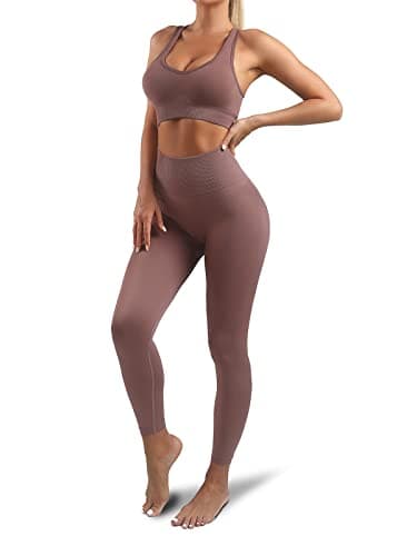 Lingdu Women's Yoga Outfits 2 piece Set