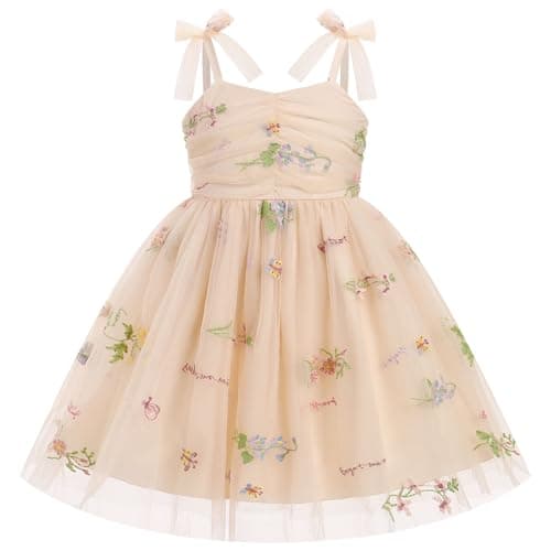 IMEKIS Toddler Birthday Princess Dress for 1-6T Photo Shoot
