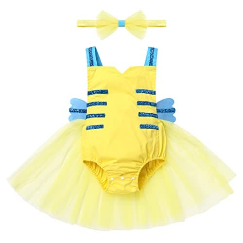 IMEKIS Baby Girls Christmas Reindeer Costume Romper & Headband Set