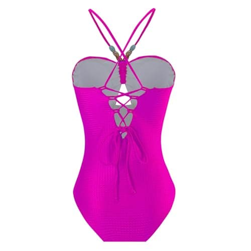 Women's One Piece Swimsuit with Sarong Set