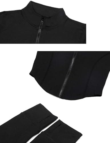Lviefent Women's Lightweight Full Zip Running Jacket for Slim Fit Yoga Workout