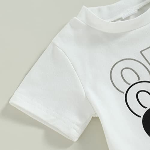 Saliuentm Baby Boy Birthday Outfit Short Sleeve Shirt & Short Pants