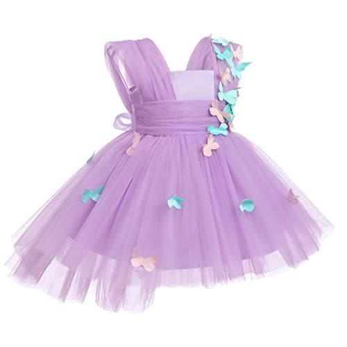 IDOPIP High-Low Tutu Dress for Girls Birthday Party Formal Wear