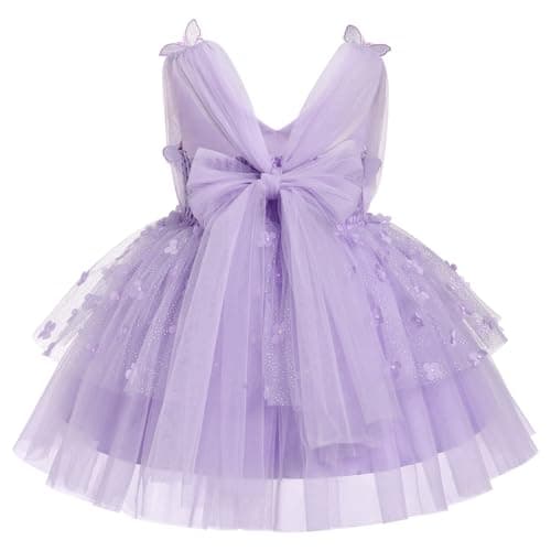 Sparkly Butterfly Toddler Dress for Special Occasions