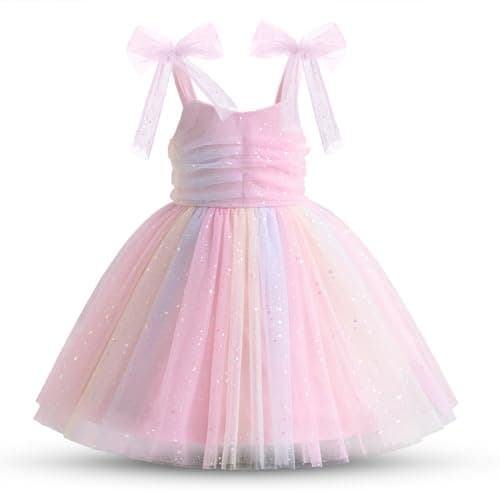 TTYAOVO Toddler Girl Tulle Birthday Party Dress