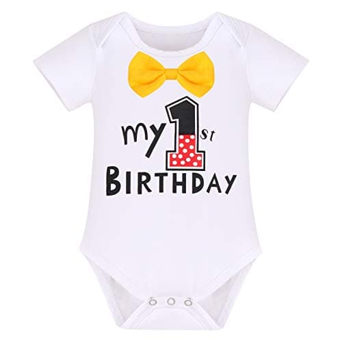 Gentleman Mouse 1st Birthday Cake Smash Outfit for Baby Boys