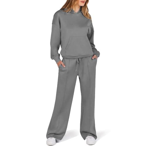MXTPOV Women's Long-Sleeve Oversized Hoodie & Sweatpants Tracksuit