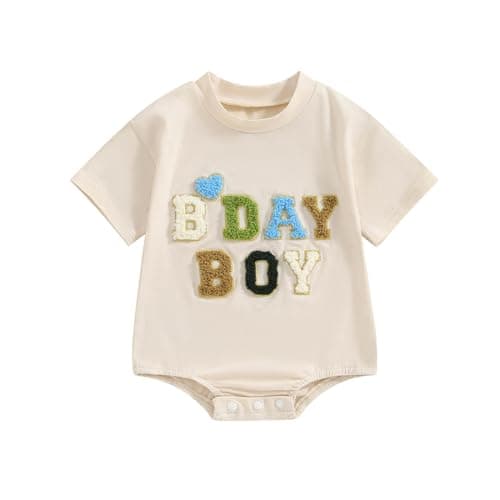 Kayotuas Baby Boy Girl Half/1st Birthday Outfit Romper