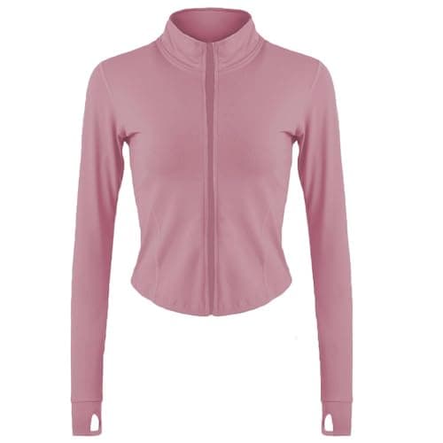 Lviefent Women's Lightweight Full Zip Running Jacket for Slim Fit Yoga Workout