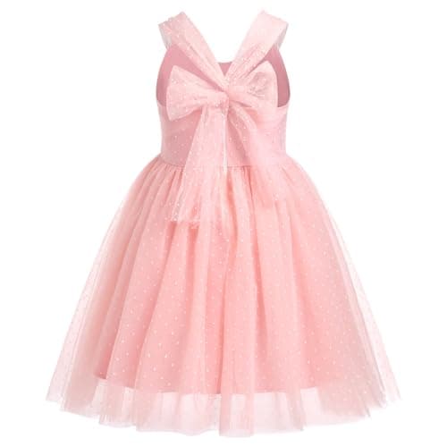 Boho Swiss Dot Dress for Toddler Girls