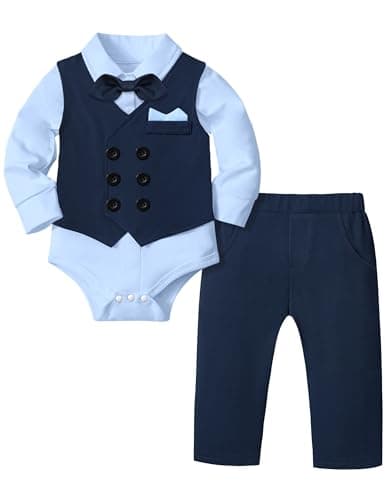Mr Onederful 1st Birthday Boy Outfit 5Pcs Suit