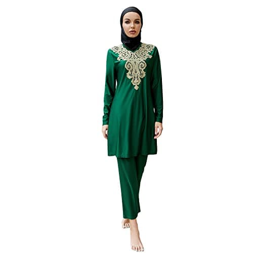 IMEKIS Women's Modest Muslim Burkini Swimwear