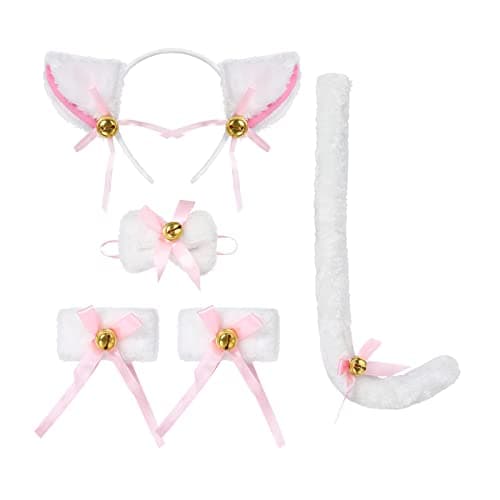 IMEKIS Women's Anime Cat Lingerie Set Cosplay Underwear