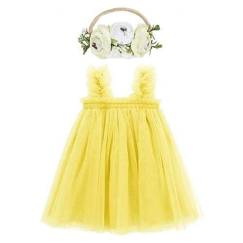 Century Star Baby Girl Easter & 1st Birthday Flower Dress