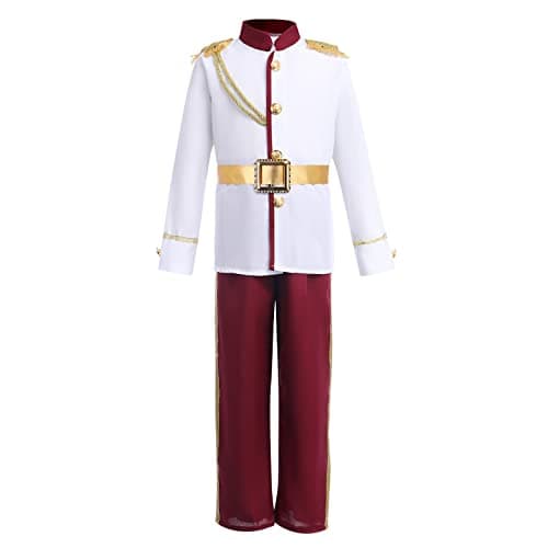IWEMEK Boys Medieval Prince Costume for Toddlers - Royal Cosplay Party and Halloween Outfit
