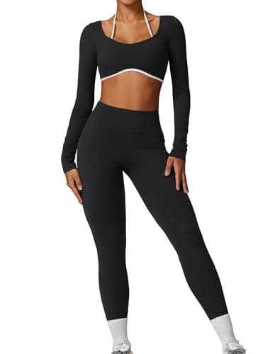 AGYMNX Women's Workout Sets: Seamless Leggings & Crop Tops
