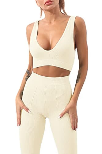 Niyokki Women's Summer Workout Set: Sports Bra & Shorts