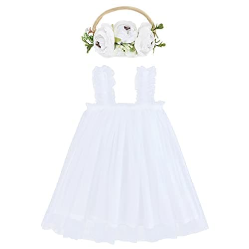Century Star Baby Girl Easter & 1st Birthday Flower Dress