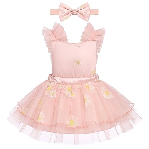 Toddler Baby Girls Strawberry Cherry Dress with Headband for Cake Smash Photo Shoot