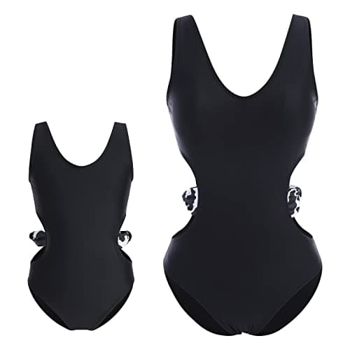 IMEKIS Mommy and Me Matching Family Swimsuits for Summer Beachwear