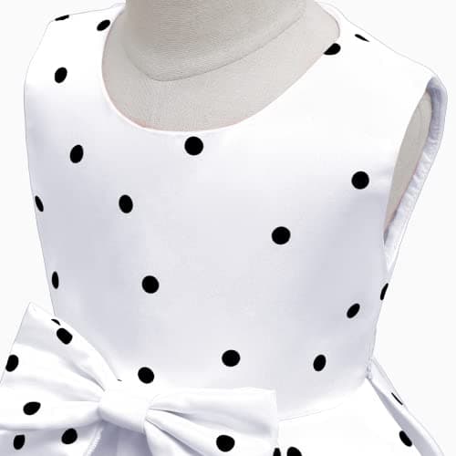 Dalmatian Costume for Girls: Dress with Headband and Tail for Halloween and Birthday Outfit