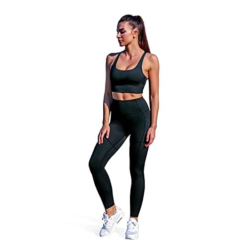 Lingdu Women's Yoga Outfits 2 piece Set