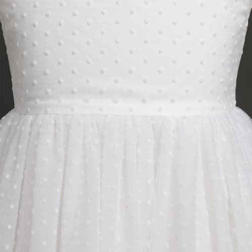 Boho Swiss Dot Toddler Dress for Girls