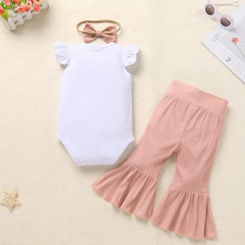 IMEKIS Baby Girl 1st Birthday Strawberry Peach Romper & Outfit