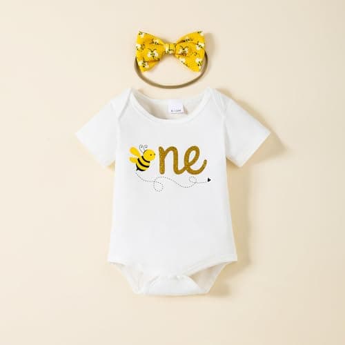 ADXSUN Baby Girl Birthday Outfit Set