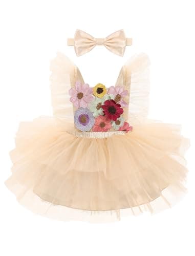 IMEKIS Toddler Girls St Patrick's Day Easter Princess Dress with Headband