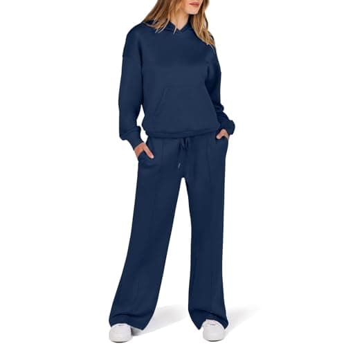 MXTPOV Women's Long-Sleeve Oversized Hoodie & Sweatpants Tracksuit