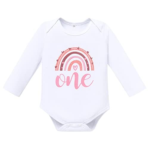 Boho Rainbow Birthday Outfit for Baby Girls