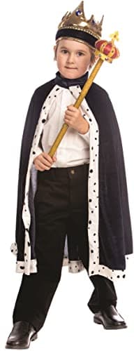 America King Crown & Robe - Kids Costume - One Size Fits Most