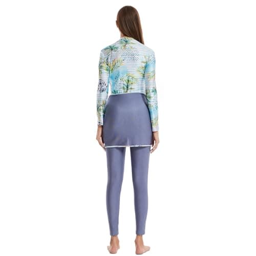 IMEKIS Women's Muslim Burkini Swimwear with Cap_cover-Up