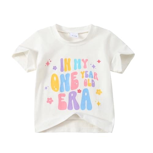 TinyPainter Baby Girl First Birthday Outfit 1st Birthday Top My One-Year-Old Era