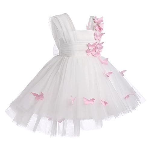IDOPIP High-Low Tutu Dress for Girls Birthday Party Formal Wear