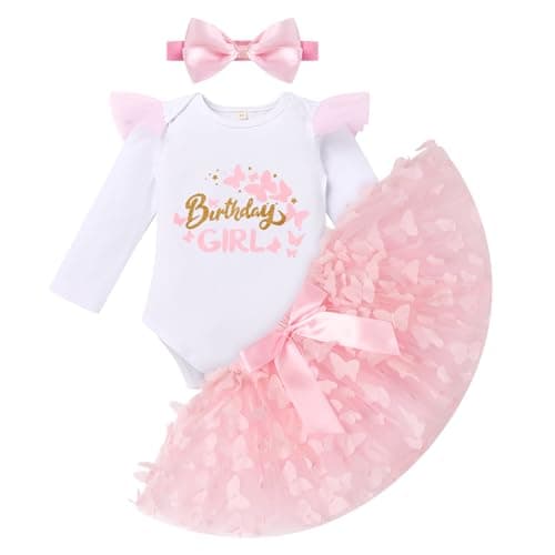 Baby Girl Winter 1st Birthday Outfit