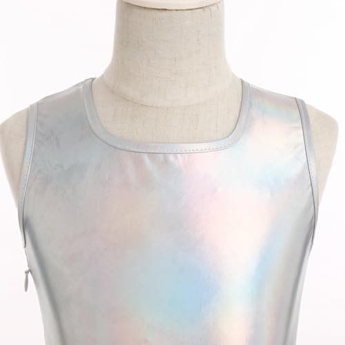 IMEKIS Girls Halloween Holographic Skater Dress 3-12T Cosplay Outfit