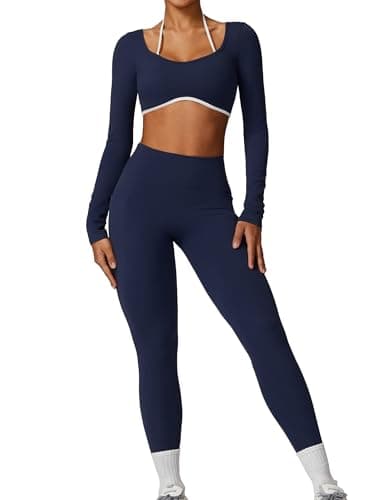AGYMNX Women's Workout Sets: Seamless Leggings & Crop Tops