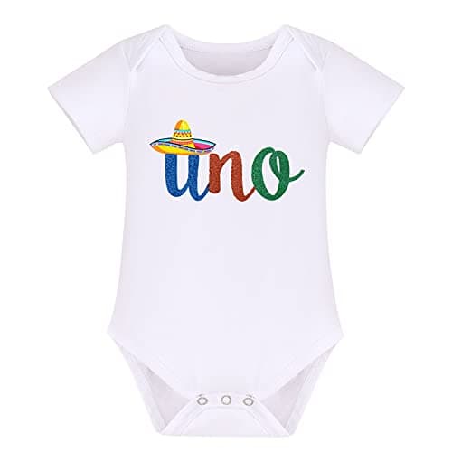 IMEKIS Watermelon 1st Birthday Romper with Rainbow Skirt & Headband